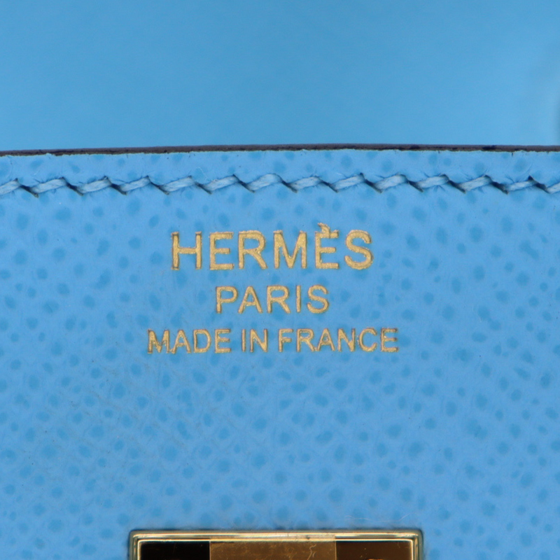 Hermès 25cm Birkin Sellier Celeste Epsom Leather Gold Hardware