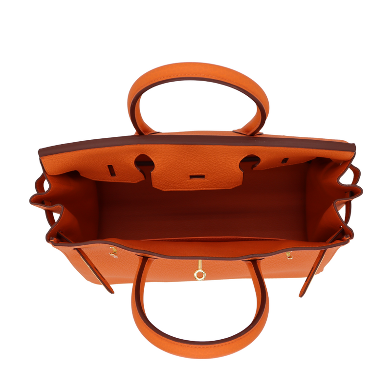 Hermès 30cm Birkin Orange Clemence Leather Gold Hardware exclusive Hermès 30cm Birkin Orange Clemence Leather Gold Hardware exclusive