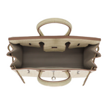 Hermès 25cm Birkin Beton Matte Alligator Palladium Hardware