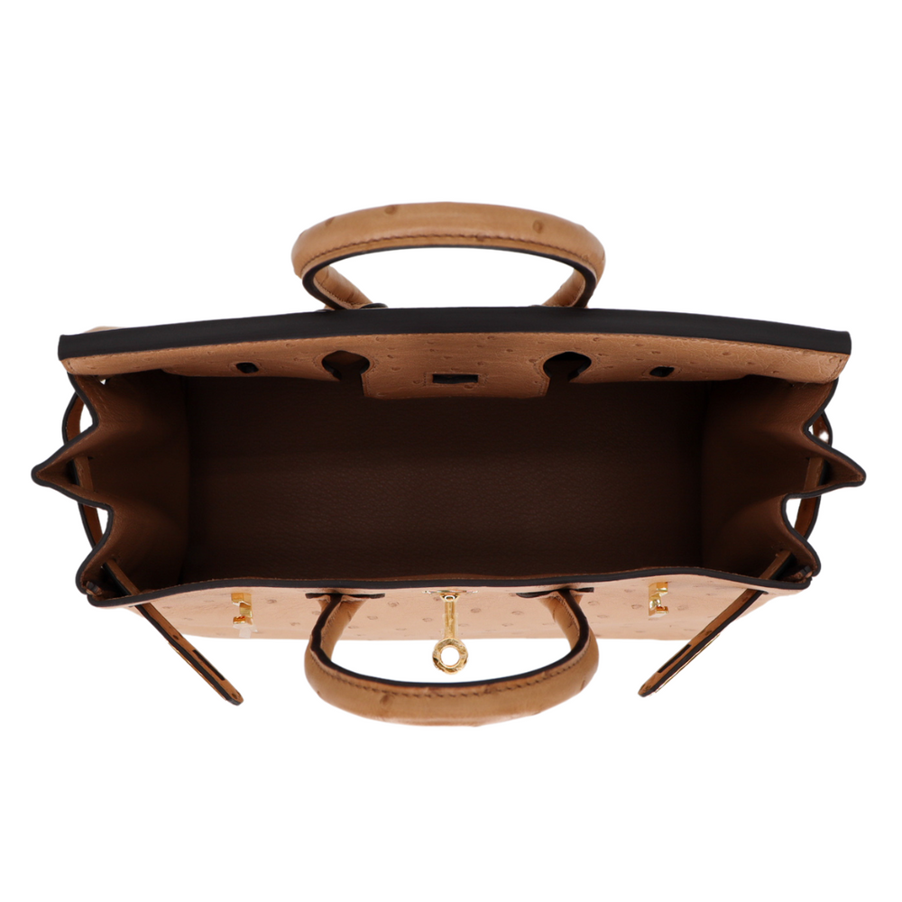Hermès 25cm Birkin Chai Ostrich Gold Hardware – Privé Porter