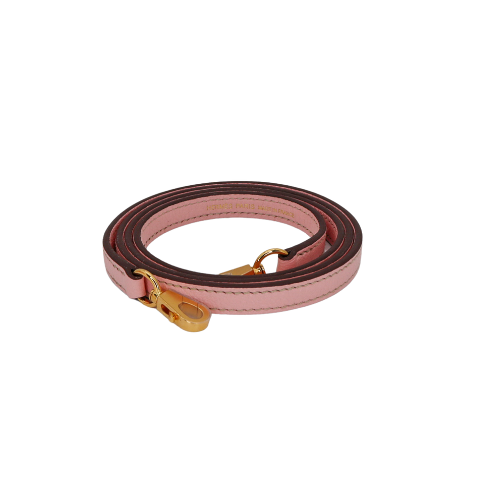Hermès Kelly II Sellier Mini HSS Rose Sakura Chèvre Leather Gold