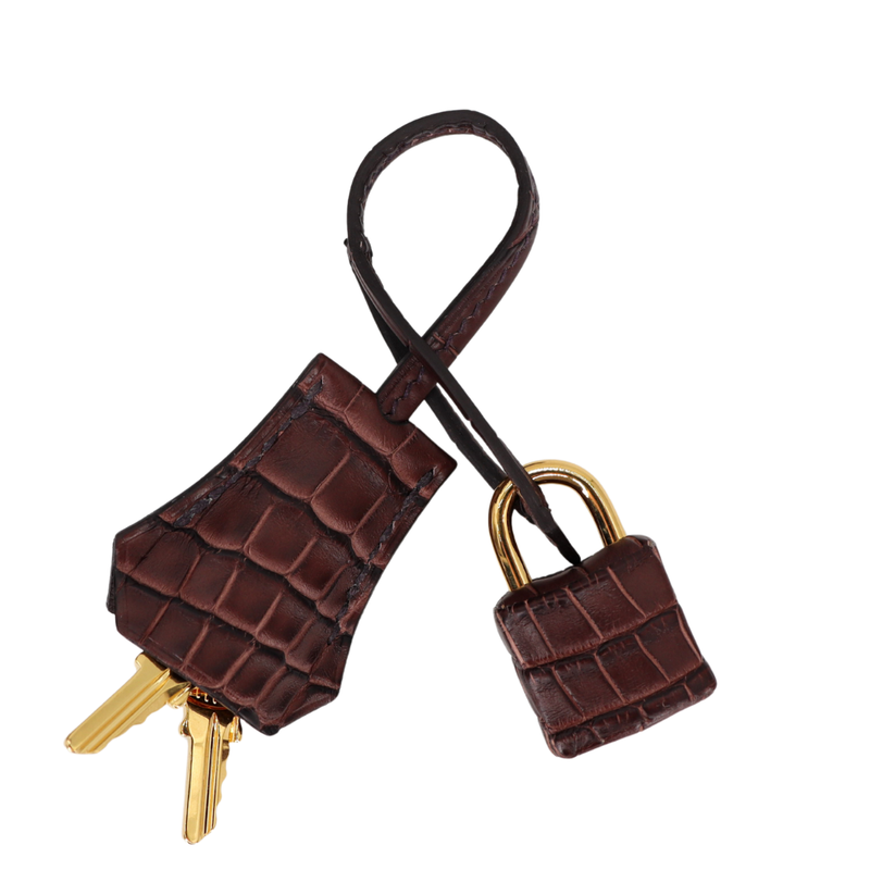 Hermès 25cm Birkin Havane Matte Alligator Gold Hardware – Privé Porter