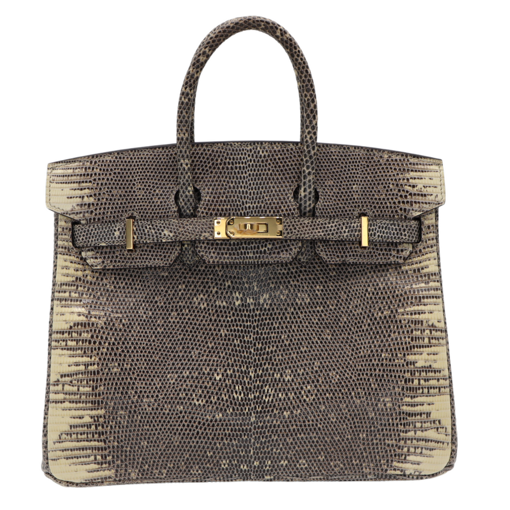 Hermès 25cm Birkin Ombre Lizard Gold Hardware – Privé Porter