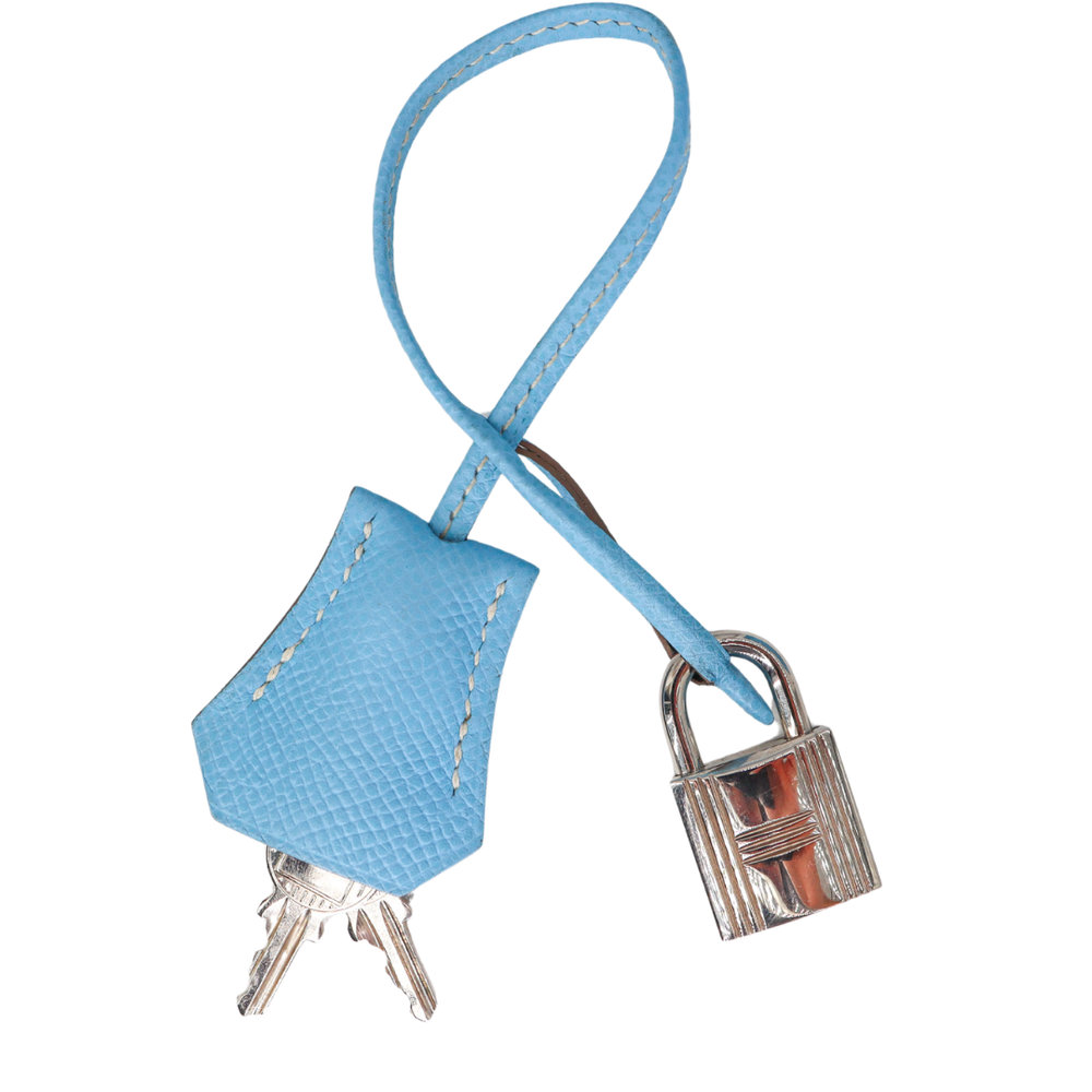 Hermès 30cm Birkin Candy Collection Celeste/Mykonos Epsom Leather