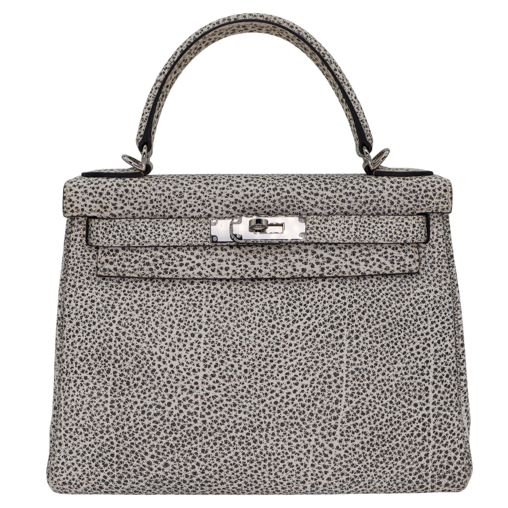 Kelly Hermès 春夏コレクション　ポリアミド型押しジャケット　52 HERMES 28 Gold Skipper Buffalo Dalmatian Orange Retourne ジャケット・アウター