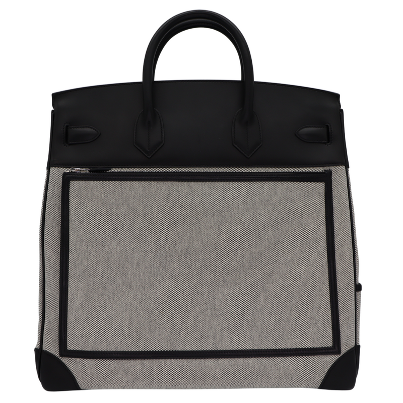 Hermès 40cm HAC Cargo Black (Noir) Toile/Evercalf Leather Hermès 40cm HAC Cargo Black (Noir) Toile/Evercalf Leather