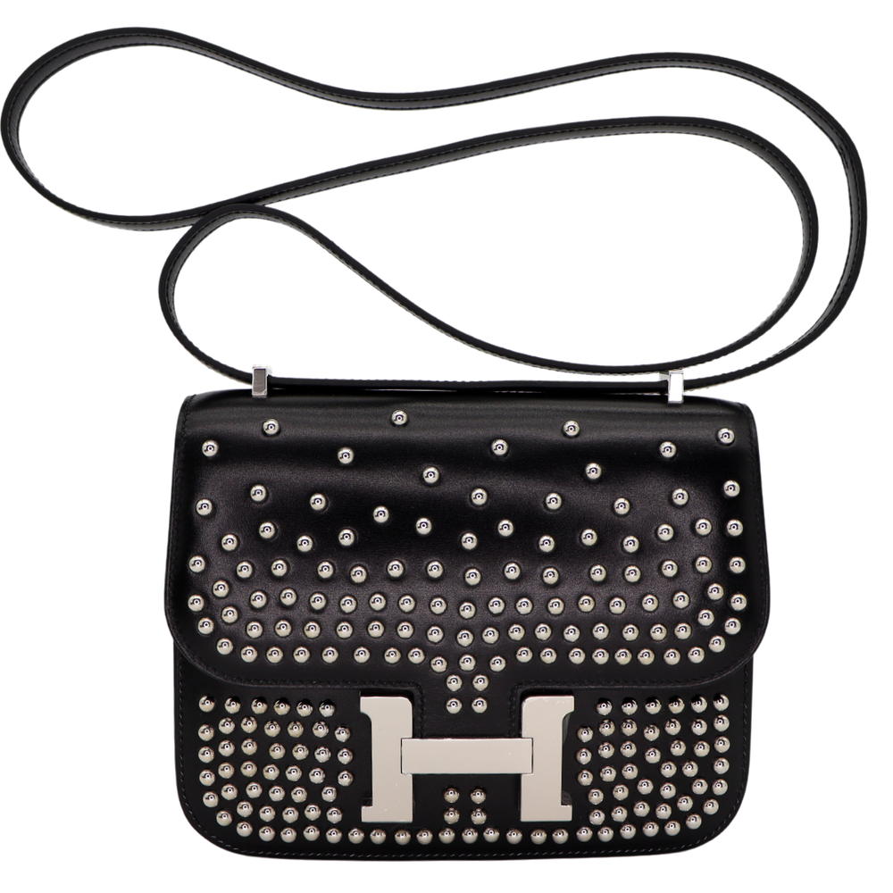 Hermès 18cm Constance Bubblegum Epsom Leather Palladium Hardware