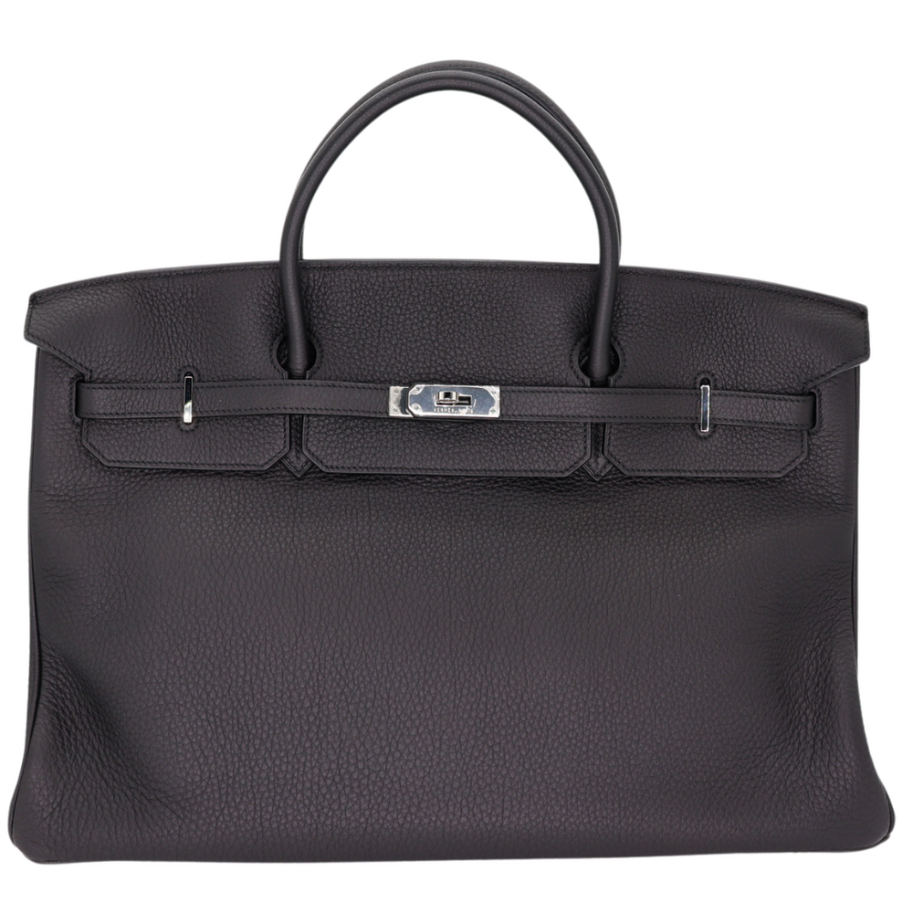 Hermès 45cm Birkin Black Togo Leather Palladium Hardware – Privé