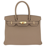Hermès 30cm Birkin Gris Tourterelle Togo Leather Gold Hardware