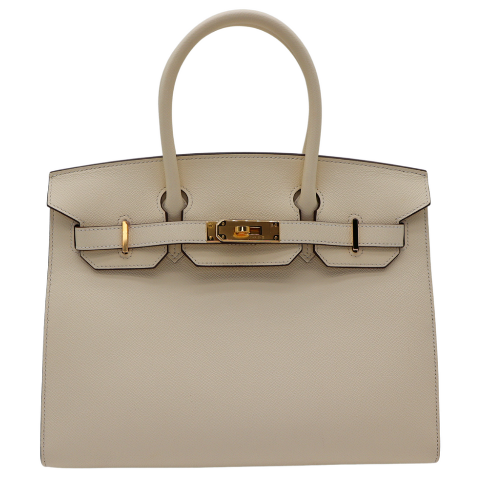 Hermès 30cm Birkin Sellier Vert Criquet Epsom Leather Gold