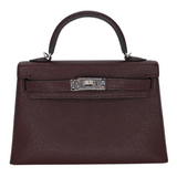 Hermès Kelly II Sellier Mini Rouge Sellier Chèvre Leather Gold Hardware