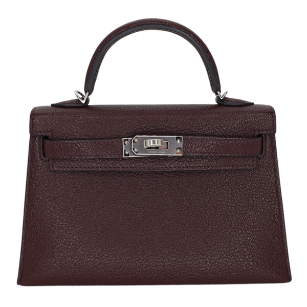 Hermès Kelly II Sellier Mini Rouge Sellier Chèvre Leather Gold Hardware