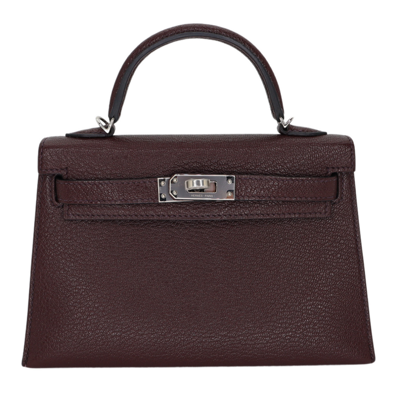 Hermès Kelly II Sellier Mini Rouge Sellier Chèvre Leather Gold Hardware