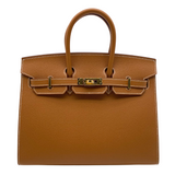 Hermès 25cm Birkin Sellier Gold Epsom Leather Gold Hardware