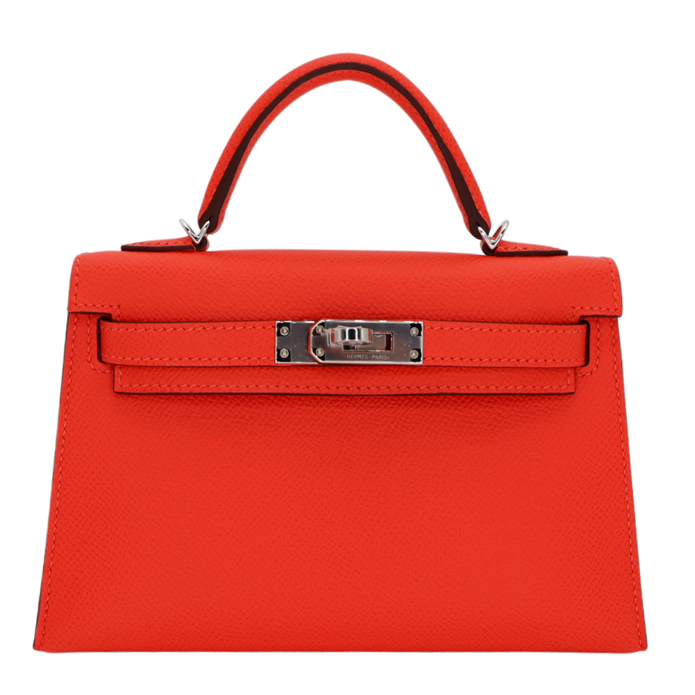 Hermès Kelly II Sellier Mini Navy Epsom Leather GHW exclusive at