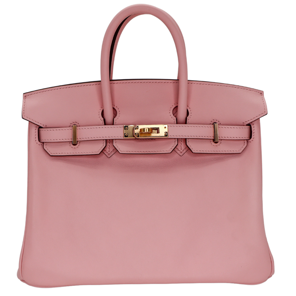 Hermès 25cm Birkin HSS Rose Sakura Swift Leather Rose Gold