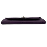 Hermès Kelly Cut Amethyst Matte Alligator Palladium Hardware