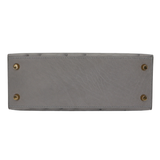 Hermès 25cm Kelly Sellier Bleu Glacier Ostrich Leather Gold Hardware