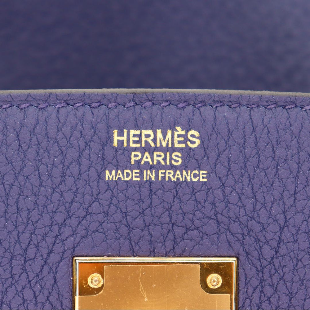 Hermès 30cm Birkin Bleu Navy Togo Leather Gold Hardware – Privé Porter