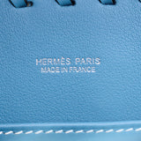 Hermès Kelly II Sellier Mini Picnic Bleu Jean Swift Leather Palladium Hardware