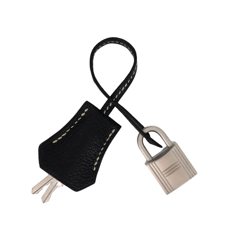 Hermès 25cm Birkin HSS Black Chèvre Leather Brushed Palladium Hardware