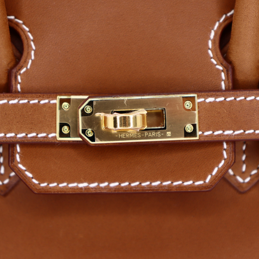 Hermès 25cm Birkin Fauve Barenia Leather Gold Hardware – Privé Porter