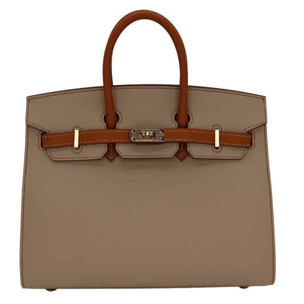 Hermès 25cm Birkin Sellier HSS Trench/Gold Epsom Leather Permabrass Hardware