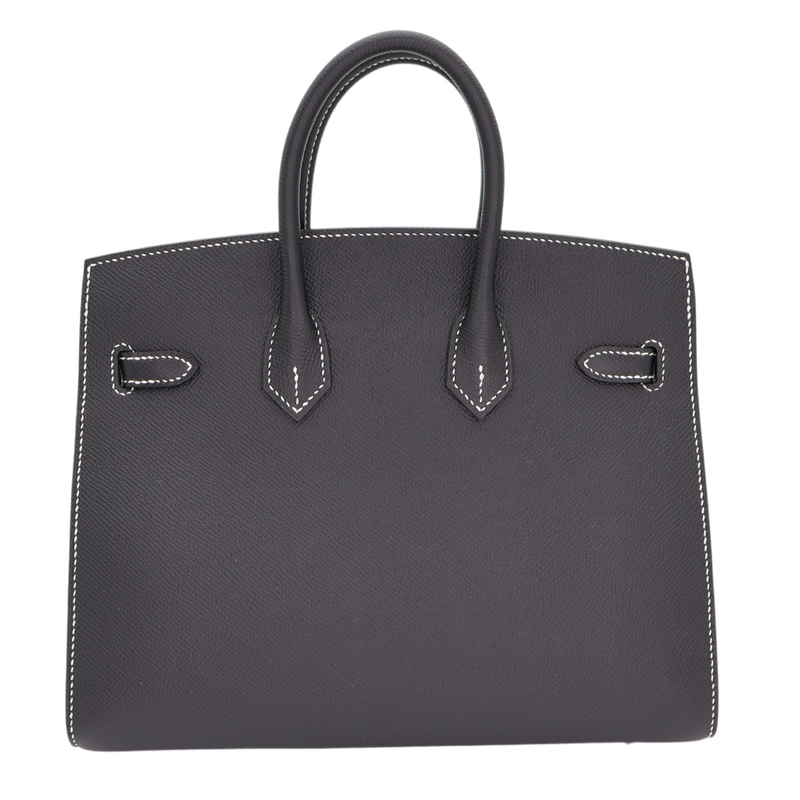 Hermès 25cm Birkin Sellier HSS Black Epsom leather Brushed Palladium Hardware