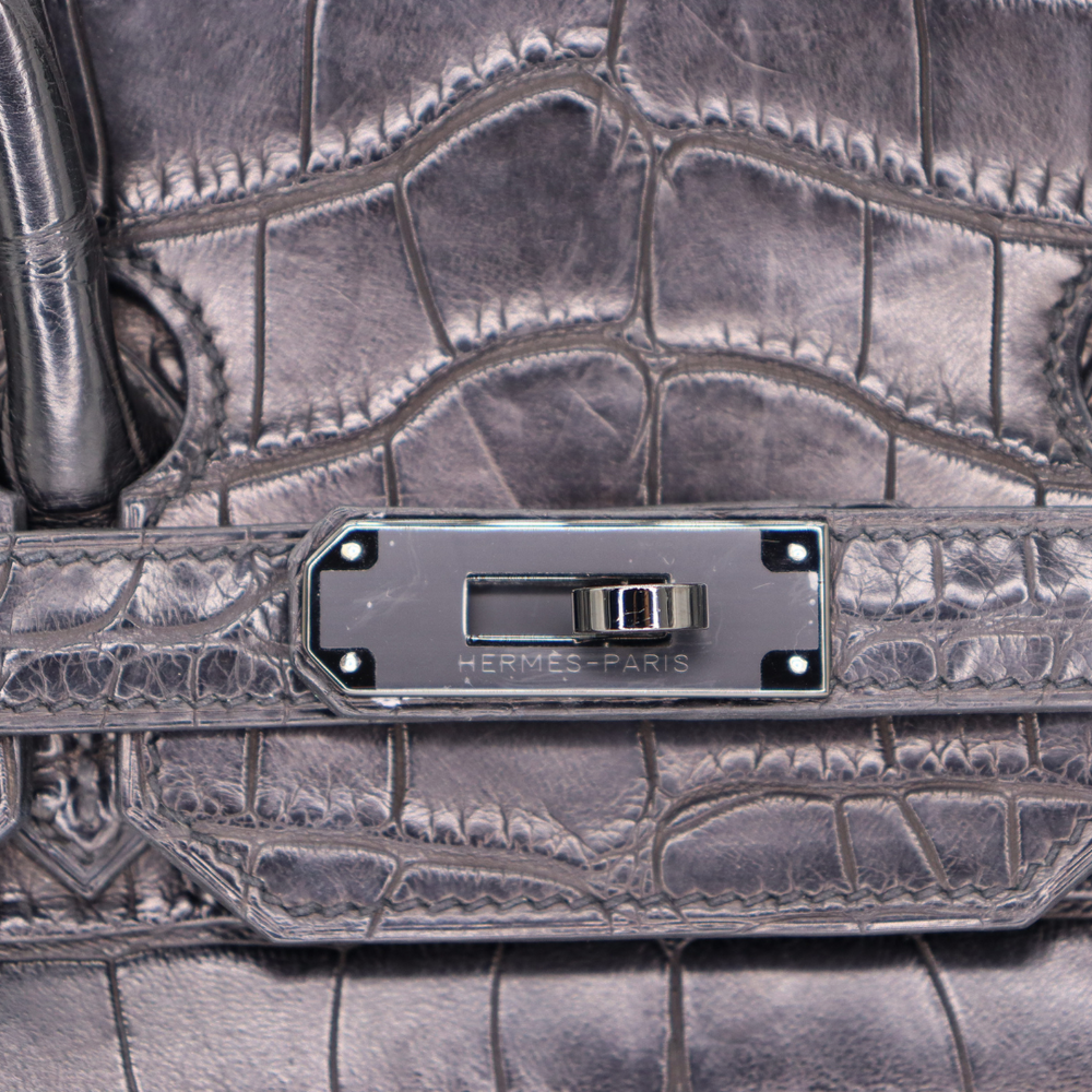 Hermès 35cm Birkin So Black Matte Alligator – Privé Porter