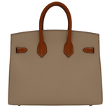 Hermès 25cm Birkin Sellier HSS Trench/Gold Epsom Leather Permabrass Hardware