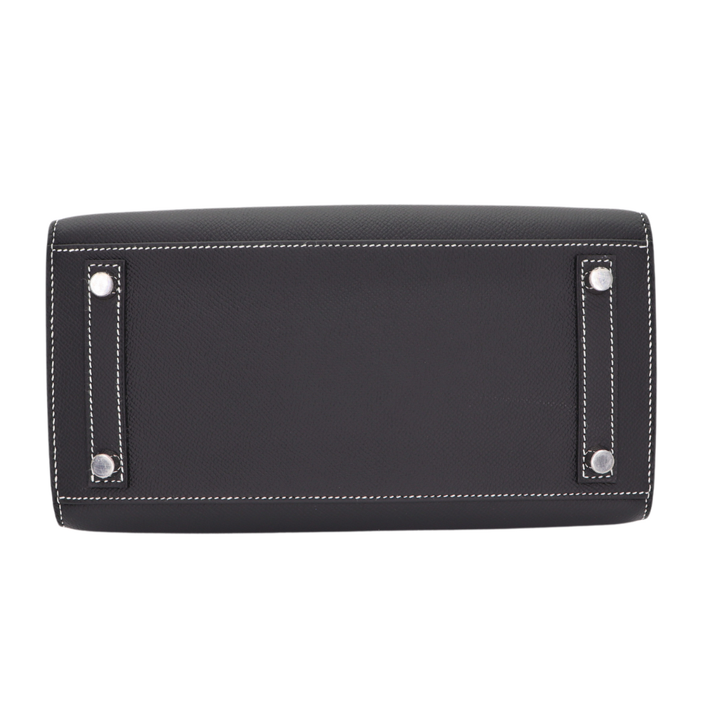 Hermès 25cm Birkin Sellier HSS Black Epsom leather Brushed