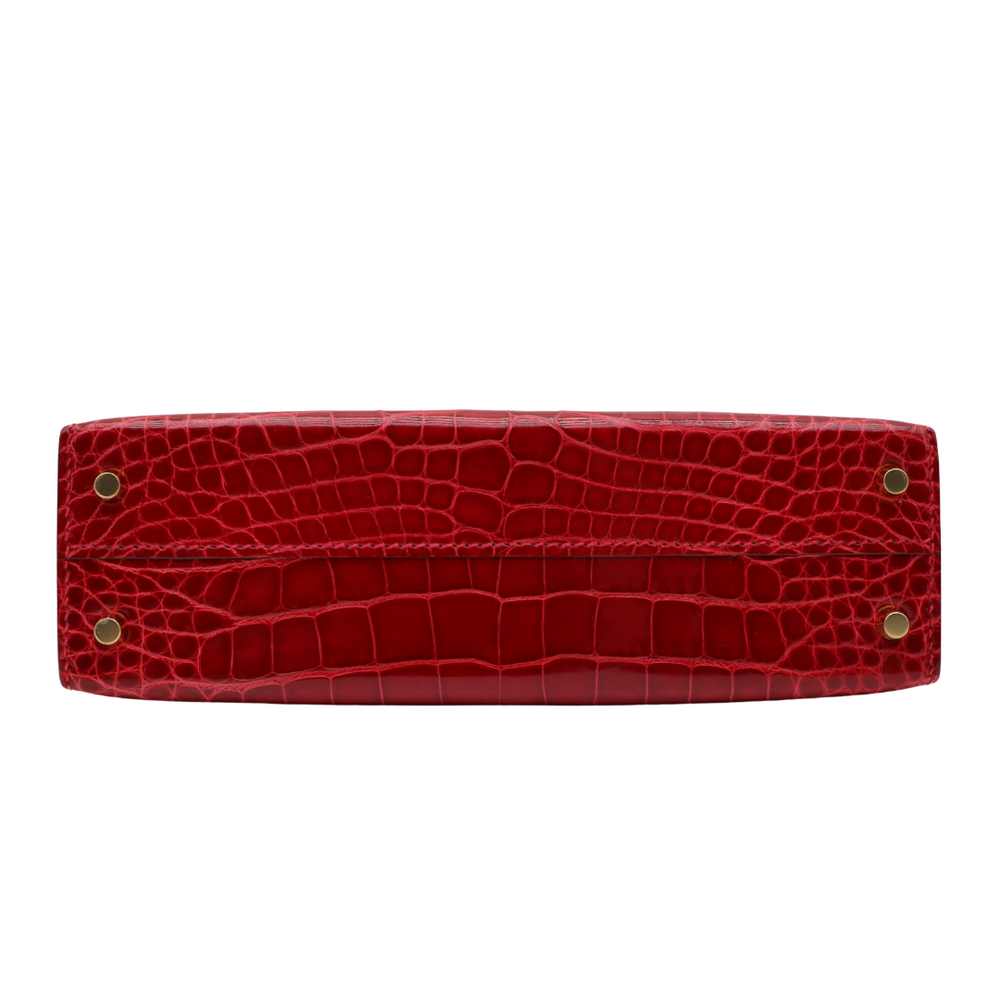 Hermès Kelly II Sellier Mini Rose Pop Chevre Leather PHW exclusive