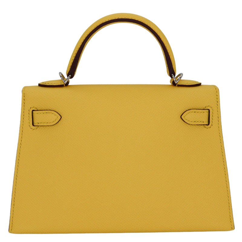 Hermès Kelly II Sellier Mini Bubblegum Epsom Palladium Hardware