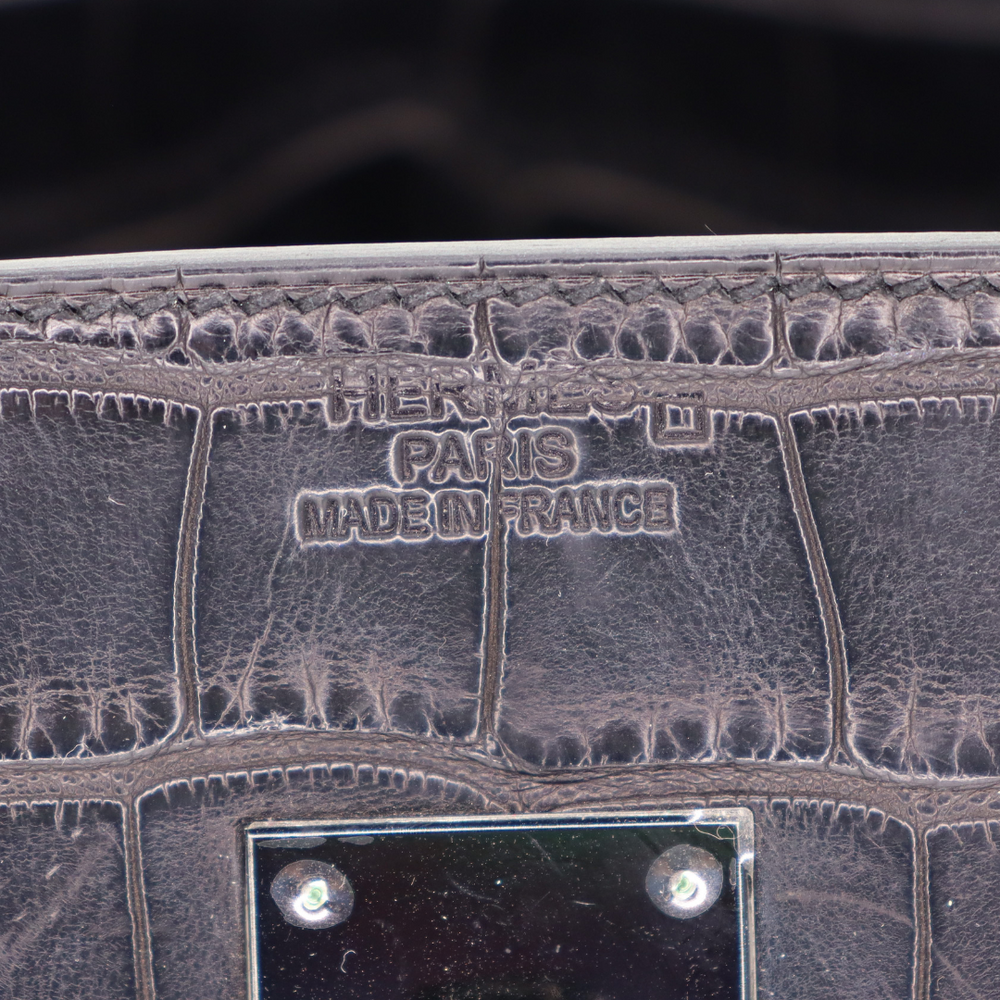 Hermès 35cm Birkin So Black Matte Alligator – Privé Porter