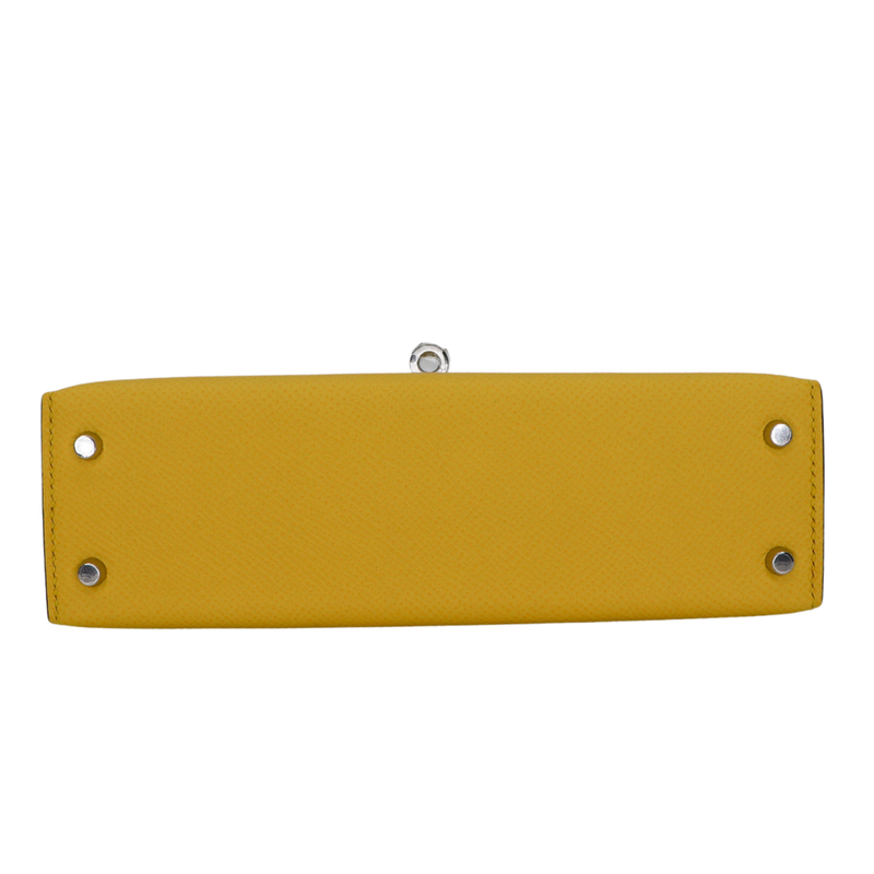 Hermès Kelly II Sellier Mini Bubblegum Epsom Palladium Hardware