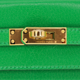 Hermès 25cm Kelly Sellier Bambou Chèvre Leather Gold Hardware