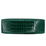 Hermès Kelly Pochette Emerald Shiny Alligator Gold Hardware