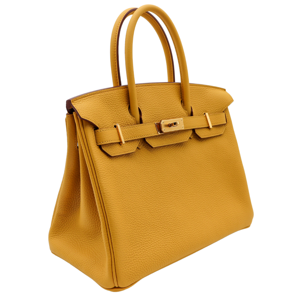 Hermès 30cm Birkin Ambre Togo Leather Gold Hardware – Privé Porter