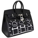 Hermès 20cm Birkin Sellier Disco Chèvre Leather Palladium Hardware