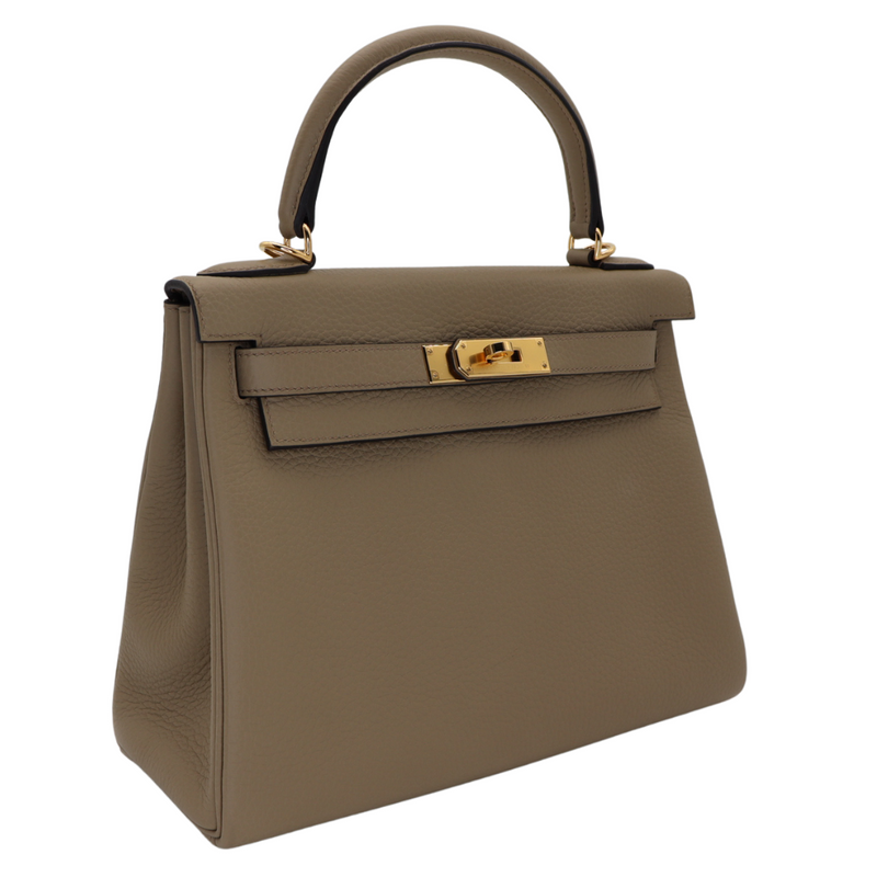 Hermès 28cm Kelly Retourne Feu Clemence Leather Gold Hardware Hermès 28cm Kelly Retourne Feu Clemence Leather Gold Hardware