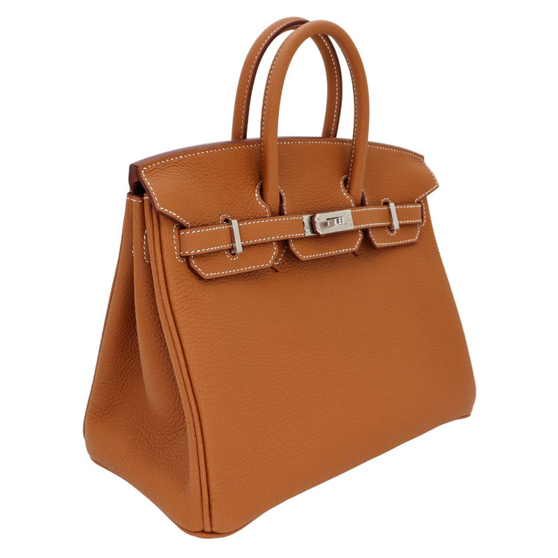 Hermès 25cm Birkin Gold Togo Leather Palladium Hardware