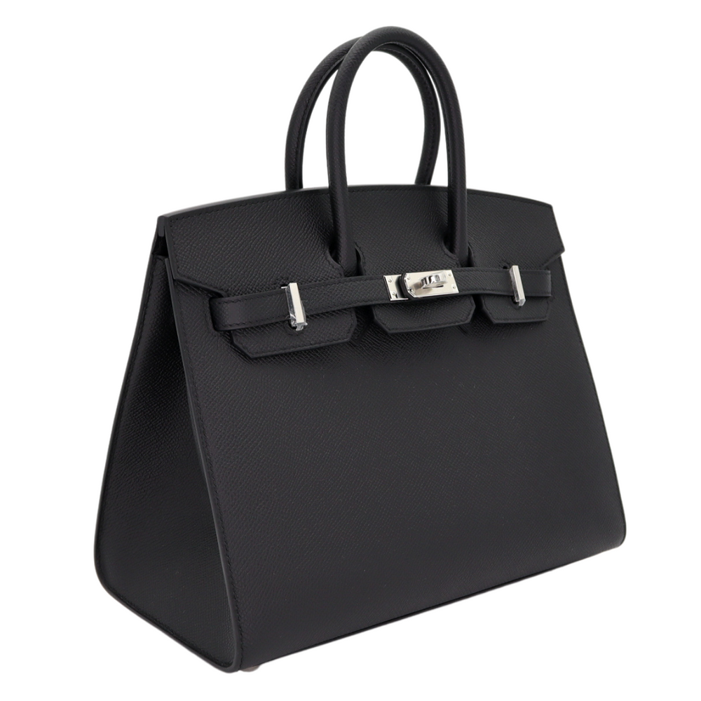 Hermès 25cm Birkin Sellier Black Epsom Leather Palladium Hardware Hermès 25cm Birkin Sellier Black Epsom Leather Palladium Hardware