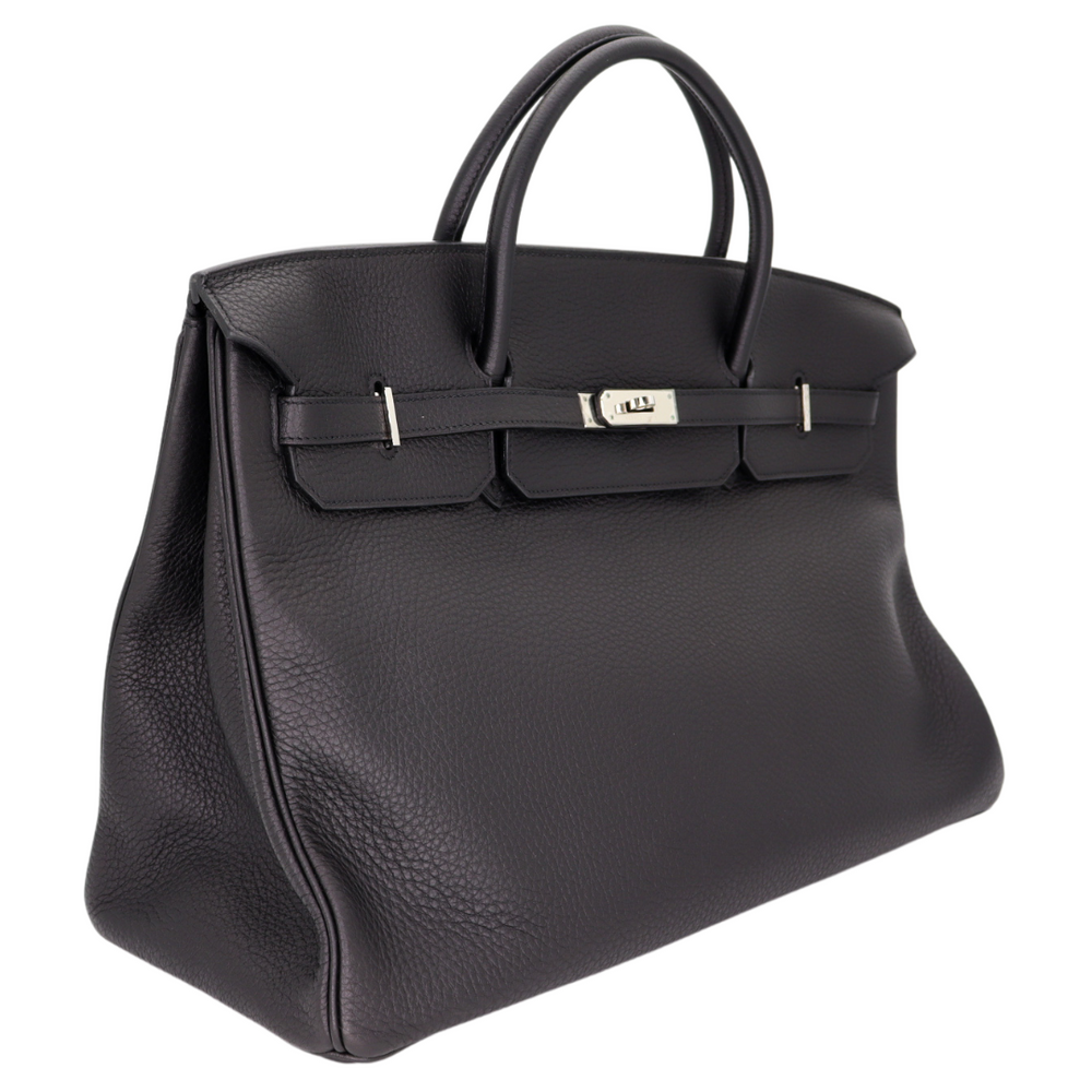 Hermès 45cm Birkin Black Togo Leather Palladium Hardware – Privé