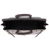 Hermès 25cm Birkin Ebene Lizard Palladium Hardware