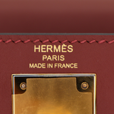 Hermès 28cm Kelly Lakis Rouge H Swift Leather Gold Hardware