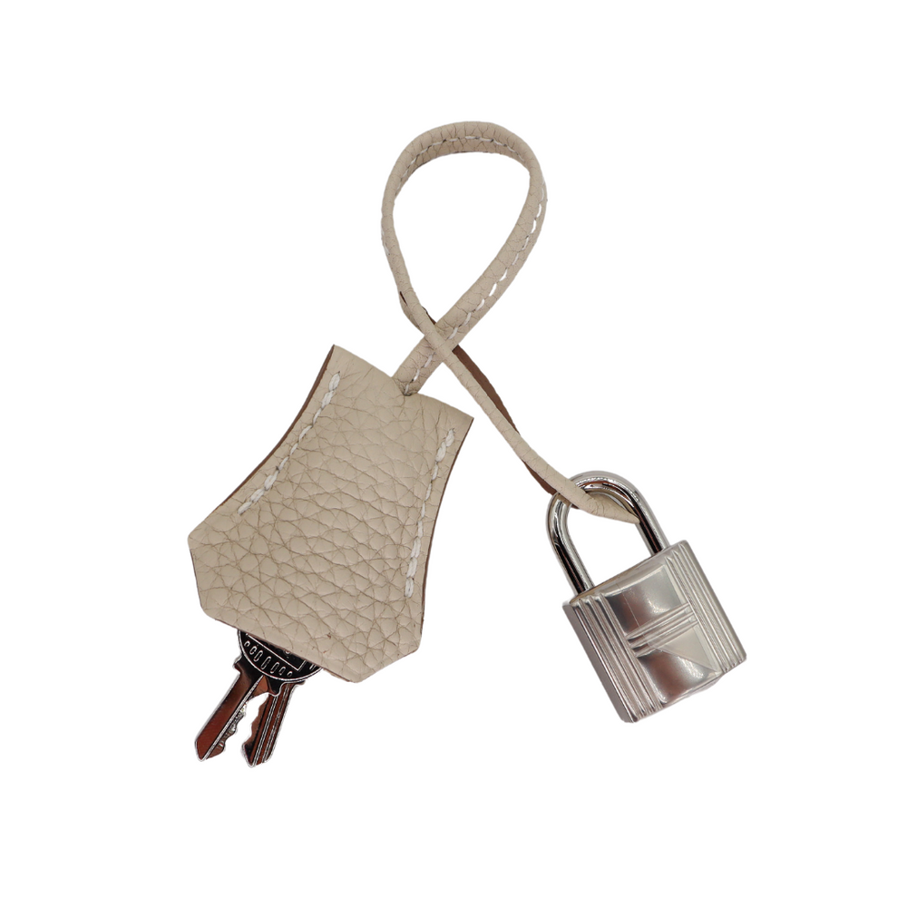 Hermès 25cm Birkin Craie Togo Leather Palladium Hardware – Privé