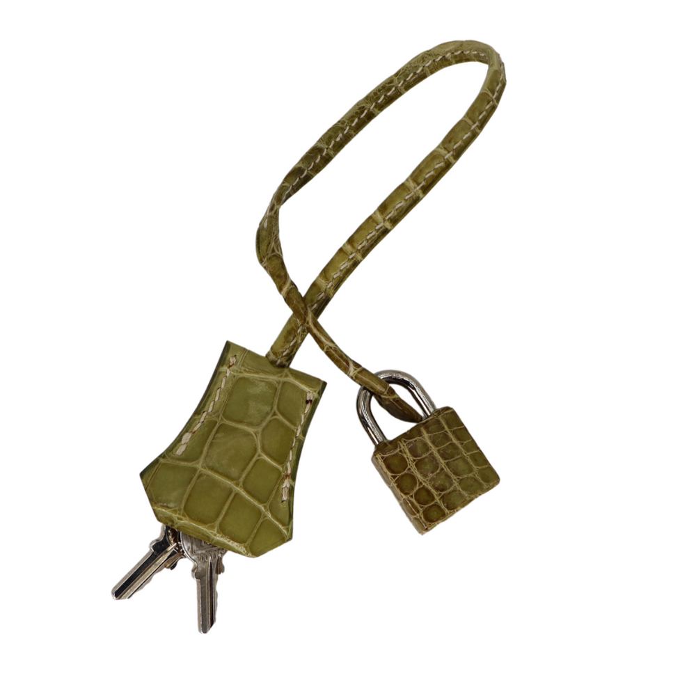 Hermès 30cm Birkin Natura Vert Celadon Shiny Niloticus Palladium