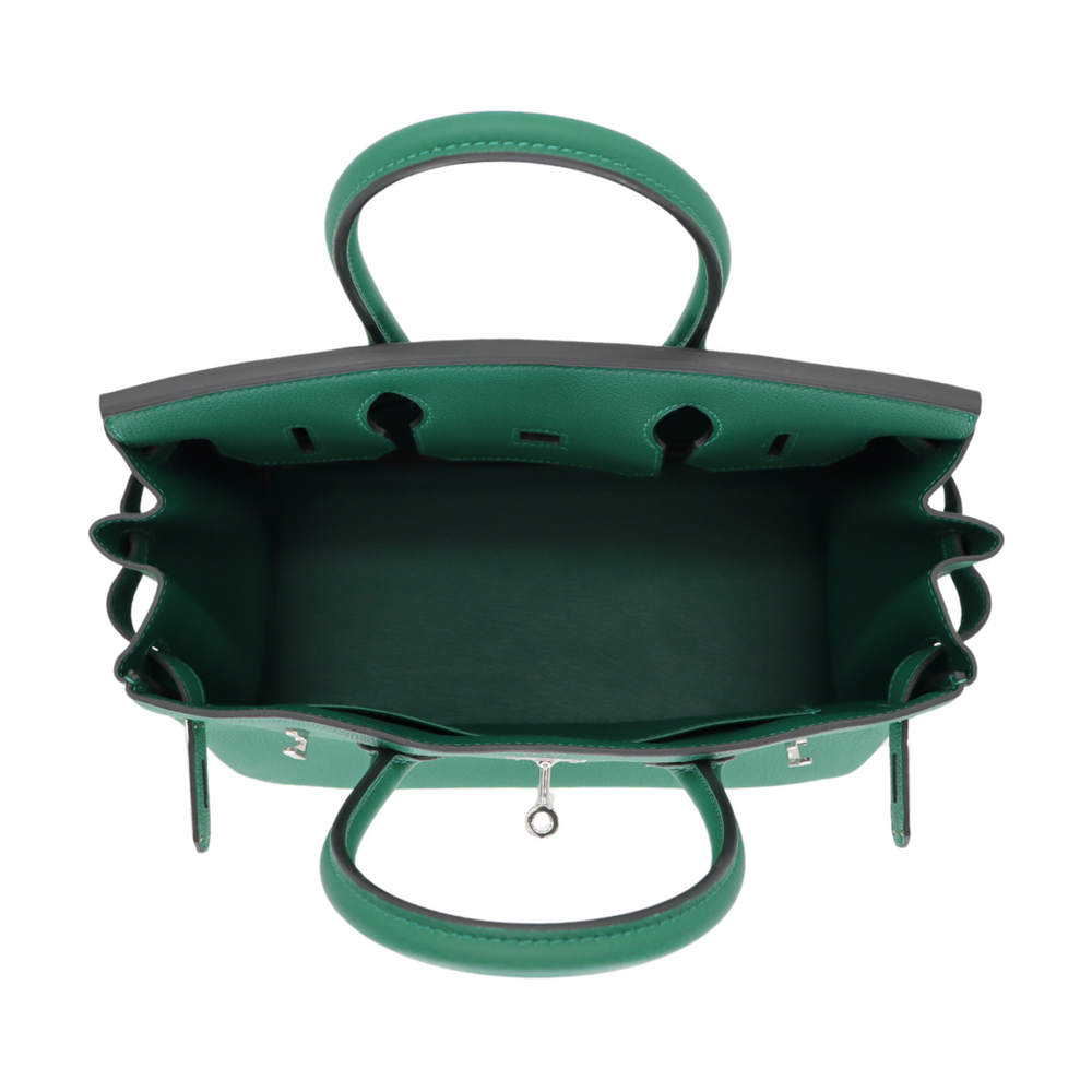 Hermès 30cm Birkin Malachite Togo Leather Palladium Hardware
