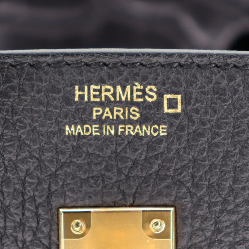 Hermès 25cm Birkin Touch Black Matte Alligator/Togo Leather Rose Hermès 25cm Birkin Touch Black Matte Alligator/Togo Leather Rose