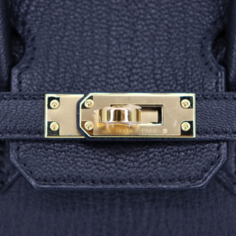 Hermès 25cm Birkin HSS Black/Gold Chèvre Gold Hardware – Privé Porter